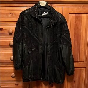 Wilson Black Leather Jacket